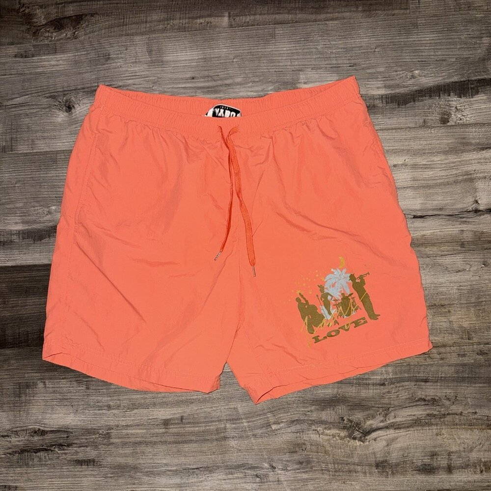 Playboy by Pacsun Swim Trunk Short Orange Mens XL‎